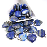 Lapis Lazuli Heart Pendant Necklace 25pcs 20mm