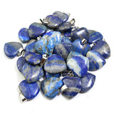 Lapis Lazuli Heart Pendant Necklace 25pcs 20mm