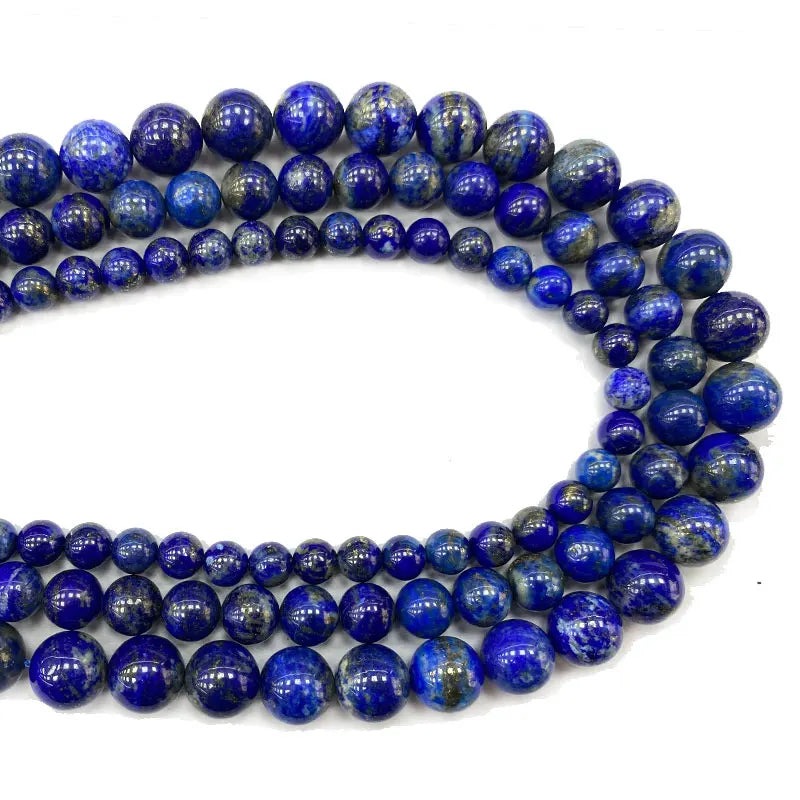 Lapis Lazuli Round Gemstone Beads 6/8/10MM 15''