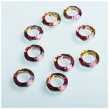 Large Hole Bead 18mm Big Hole Crystal Glass Round Beads For Jewelry Making