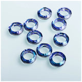 Large Hole Bead 18mm Big Hole Crystal Glass Round Beads For Jewelry Making
