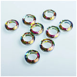 Large Hole Bead 18mm Big Hole Crystal Glass Round Beads For Jewelry Making