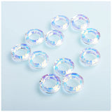 Large Hole Bead 18mm Big Hole Crystal Glass Round Beads For Jewelry Making