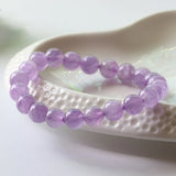 Lavender Purple Crystal Bracelet Round Bead Hand String Lucky Fresh Bracelet