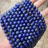 Lapis Lazuli Round Spacer Beads 4/6/8/10MM/12mm 15"