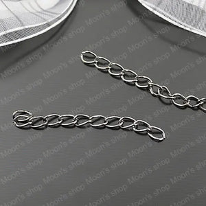 Gun Metal Iron Twisted Chains 100 pcs (JM2699)