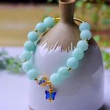 Tianhe Stone Crystal Butterfly Bracelet for Girls