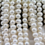 AA 8-9mm Freshwater Pearl Necklace, Potato Shape