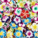 30pcs 25mm Flower Spacer Beads Mixed Colors Jewelry Making