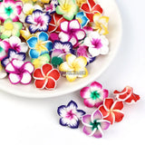 30pcs 25mm Flower Spacer Beads Mixed Colors Jewelry Making