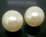 Pearl Acrylic Round Beads for DIY Jewelry Making