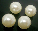 Pearl Acrylic Round Beads for DIY Jewelry Making