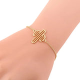 10pcs Fork Bracelet Women Girls Costume Jewelry Lucky Gift