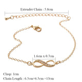 10pcs Love Endless Bracelets Women Girls Costume Accessories Jewelry Lucky Gift