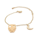 10pcs Owl And Moon Bracelets for Women Girls Costume Accessories Jewelry Gift
