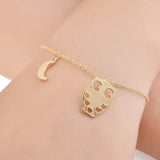 10pcs Owl And Moon Bracelets for Women Girls Costume Accessories Jewelry Gift