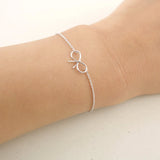 10pcs Bowknot Bracelets Women Costume Jewelry Lucky Gift