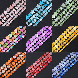 Natural Mother of Pearl Beads for Jewelry Making DIY