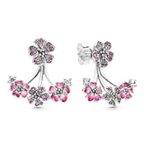 Luminous Hearts Orchid Radiant Teardrops Earrings
