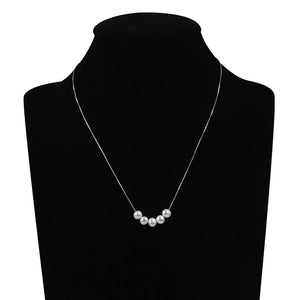 925 Silver Freshwater 6-7mm Pearl Necklace Women