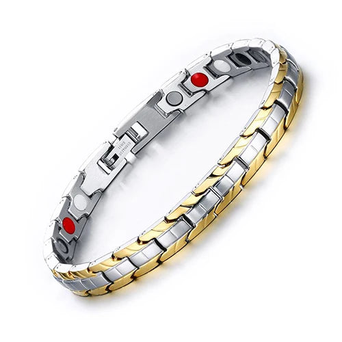 Health Care Magnetic Bracelet Stainless Steel Chain for Women
