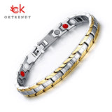 Health Care Magnetic Bracelet Stainless Steel Chain for Women