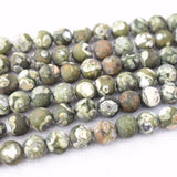 Natural Birdseye Rhyolite Beads 4-12mm Round DIY Jewelry Making