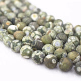 Natural Birdseye Rhyolite Beads 4-12mm Round DIY Jewelry Making