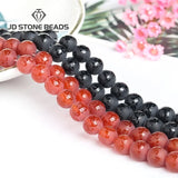 Natural Carnelian Beads For Bracelet Diy Men Good Luck Jewelry