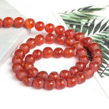Natural Carnelian Beads For Bracelet Diy Men Good Luck Jewelry