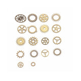 Vintage Steampunk Gear Charms Pendant Antique Bronze DIY Jewelry F0206A