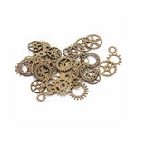 Vintage Steampunk Gear Charms Pendant Antique Bronze DIY Jewelry F0206A