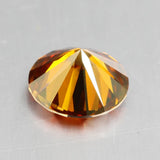 0.5-2.0ct VVS1 Round Cut Moissanite Stone - Red Garnet