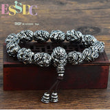 Monkey King Pixiu Head Thai Silver Bracelet