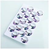 Moon Shape Austria Glass Beads for Jewelry Making