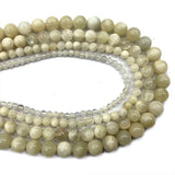 Moonstone Round Gem Stone Beads Jewelry Making DIY Charms 15''