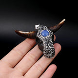 Bull Head Pendant Acrylic for DIY Jewelry Making