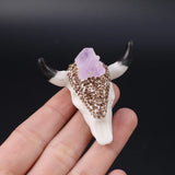 Bull Head Pendant Acrylic for DIY Jewelry Making