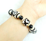 Multicolor Agate Tianzhu Beads Bracelet Tibetan Style Crystal Jewelry