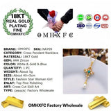 NA709 Fine Woman Bride Party Wedding Gift Cross 18KT Pendant Necklace