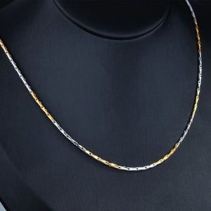 NA710 European Woman Girl 18KT Chain Necklace