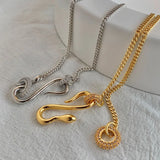 European Fine Woman Bride Party Snake 18KT Choker Necklace