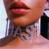 SEXY Rhinestone Choker Necklace for Women