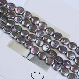 Dyed Freshwater Coin Pearl Beads 12-13mm Short Strand