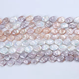 15-18mm Freshwater Coin Pearl Beads Short Strand
