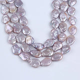 15-18mm Freshwater Coin Pearl Beads Short Strand