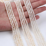 3.5-4mm Natural Freshwater Potato Pearl Strands