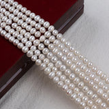 7-8mm Natural Potato Freshwater Pearls Beads Strands