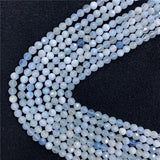 Aquamarines Faceted Beads 5/6mm Charms Crystal DIY Gem Beads for Jewelry Making