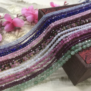 Faceted 2/3/4mm Crystal Beads for DIY Jewelry Making
